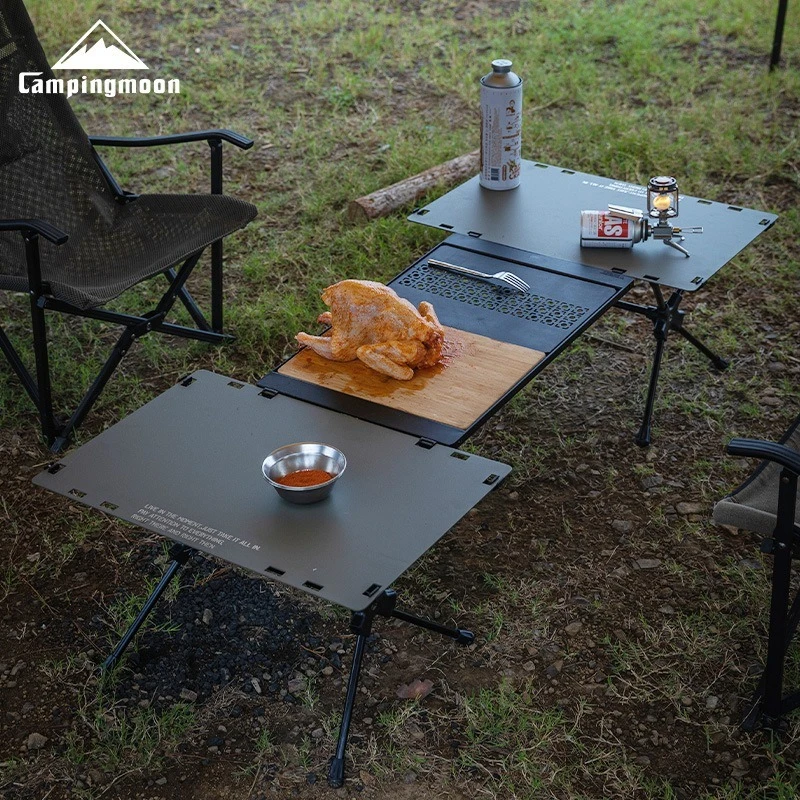 CAMPINGMOON CK-3650 브리지 데스크탑 콤비네이션 전술 IGT 테이블 캠핑 액세서리 휴대용 야외 접이식 테이블
