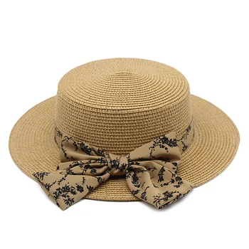 Fashion Summer Straw Hat Woman Beach Sun Hats Leisure Journey Outdoors Vacation UV Protection Girl Panama Straw Cap LM69 2