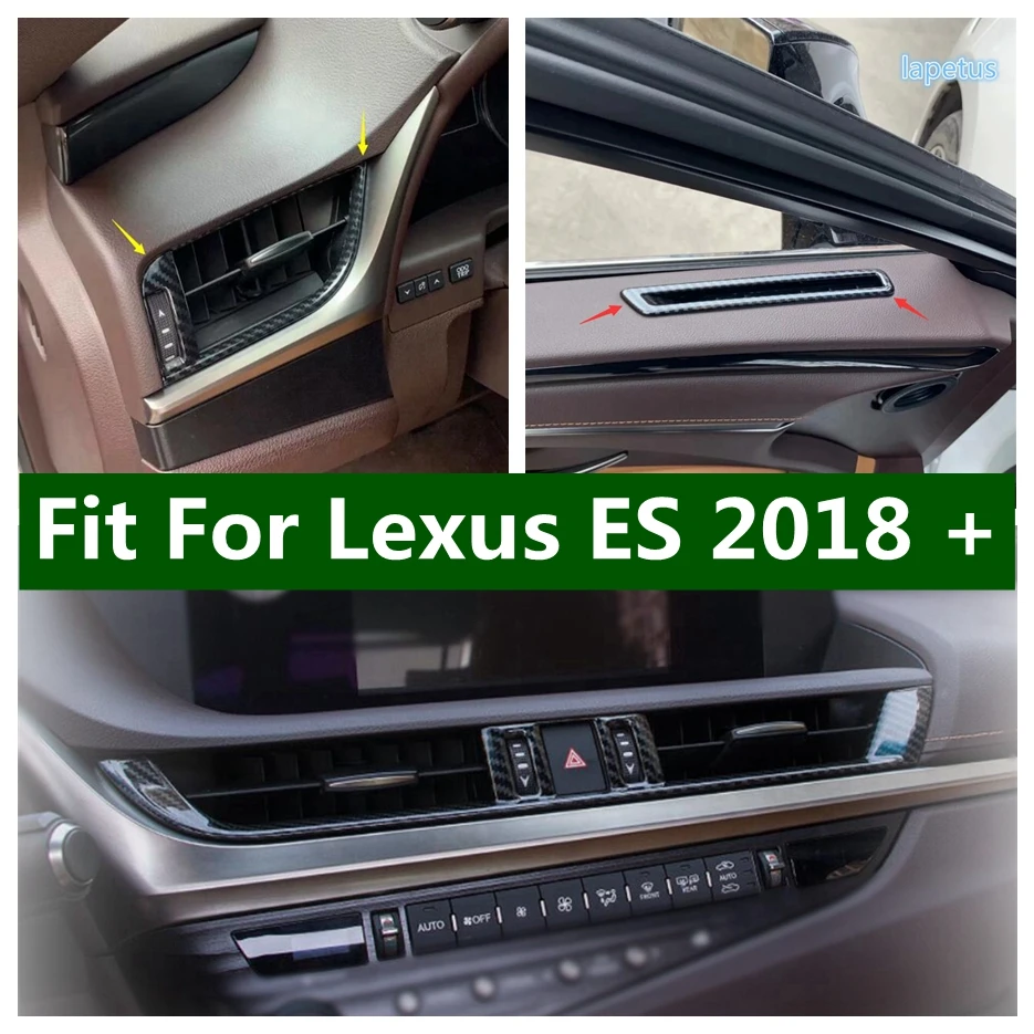 

Dashboard Center Air Conditioning Outlet AC Vent Decor Cover Trim Fit For Lexus ES 2018 - 2023 Car Accessories