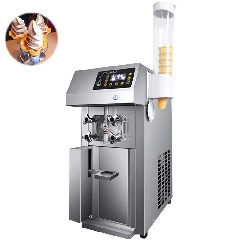 

Soft Serve Ice Cream Machine Commercial Desktop Ice Cream Maker Electric Ice Cream Vending Machine 110v 220v