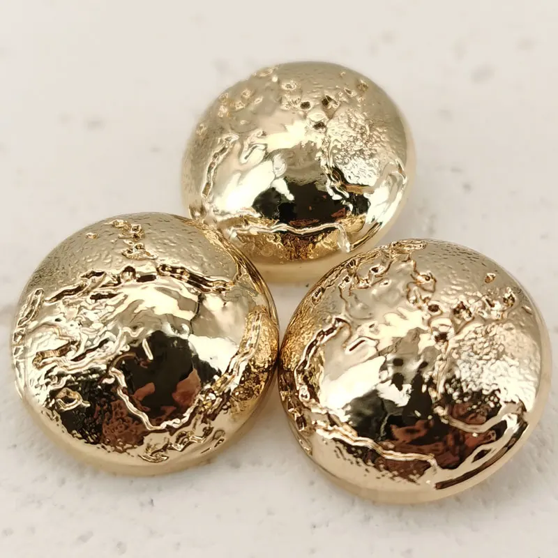 Botones-de-Metal-dorados-de-lujo-para-ropa-6-piezas-botones-de-traje-de ...