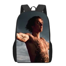 Justin Bieber Backpack Women Men Backpacks Children Shoulder Bag School Bags Back Pack For Teenager Girls Boys Book Bag Female
