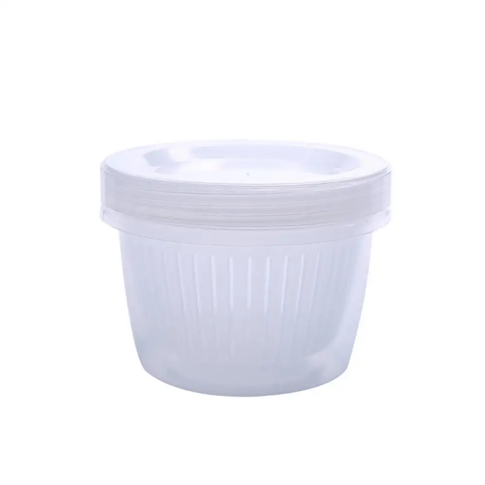Onion Fruit Food Drain Storage Box Container Home Kitchen Double-layer Sealed Storage Bottles Jar Box 6