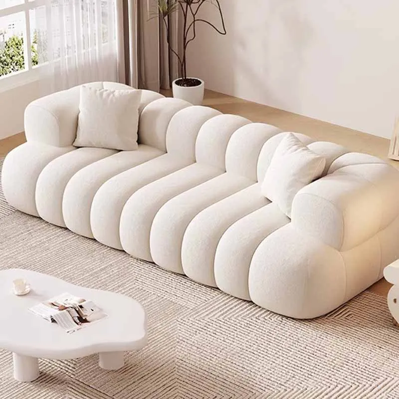 

Minimalist Lazy Sofa Living Room Leather Background Modern Elegant Sofa Luxury Relaxing Canape Salon De Luxe Home Decoration
