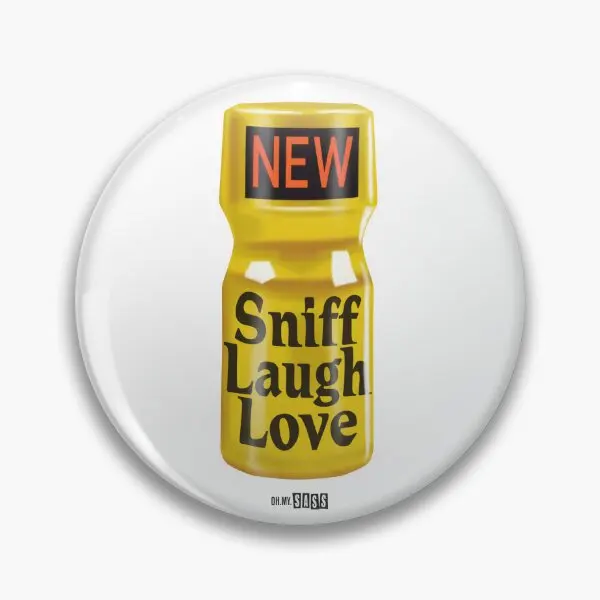 

Poppers Sniff Laugh Love Soft Button Pin Gift Cute Decor Collar Cartoon Fashion Creative Women Metal Jewelry Clothes Funny