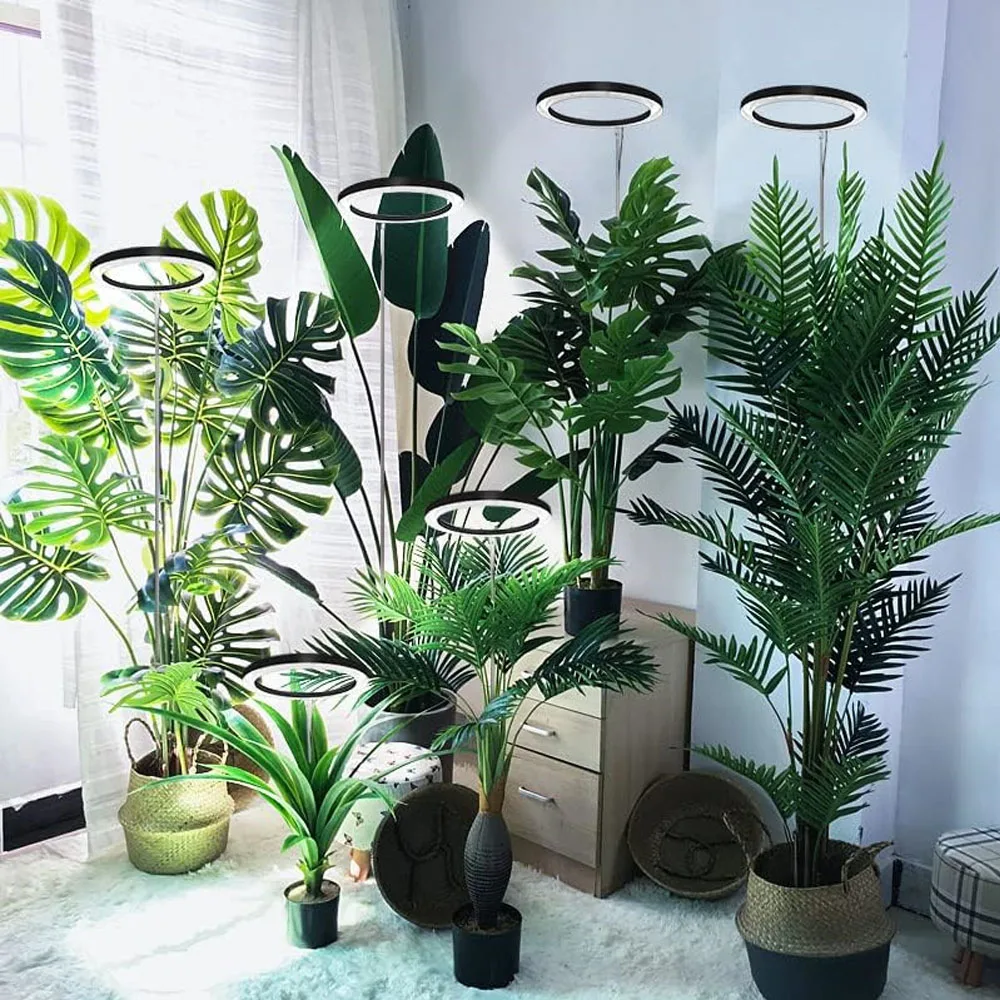 165cm Height Adjustable LED Ring Grow Lights Indoor Plants Full Spectrum Large Plant Light For Indoor Plants USB Growing Lamp led grow light