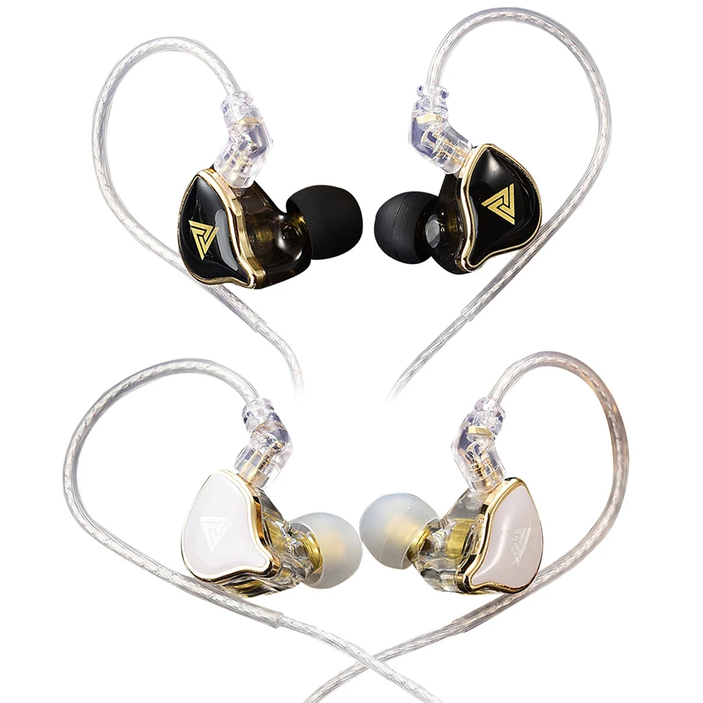 

QKZ ZXD Wired Earphones 360 Degree Noise Reduction In-ear Headphone Indoor Outdoor Sleeping Headset Black Without Mic