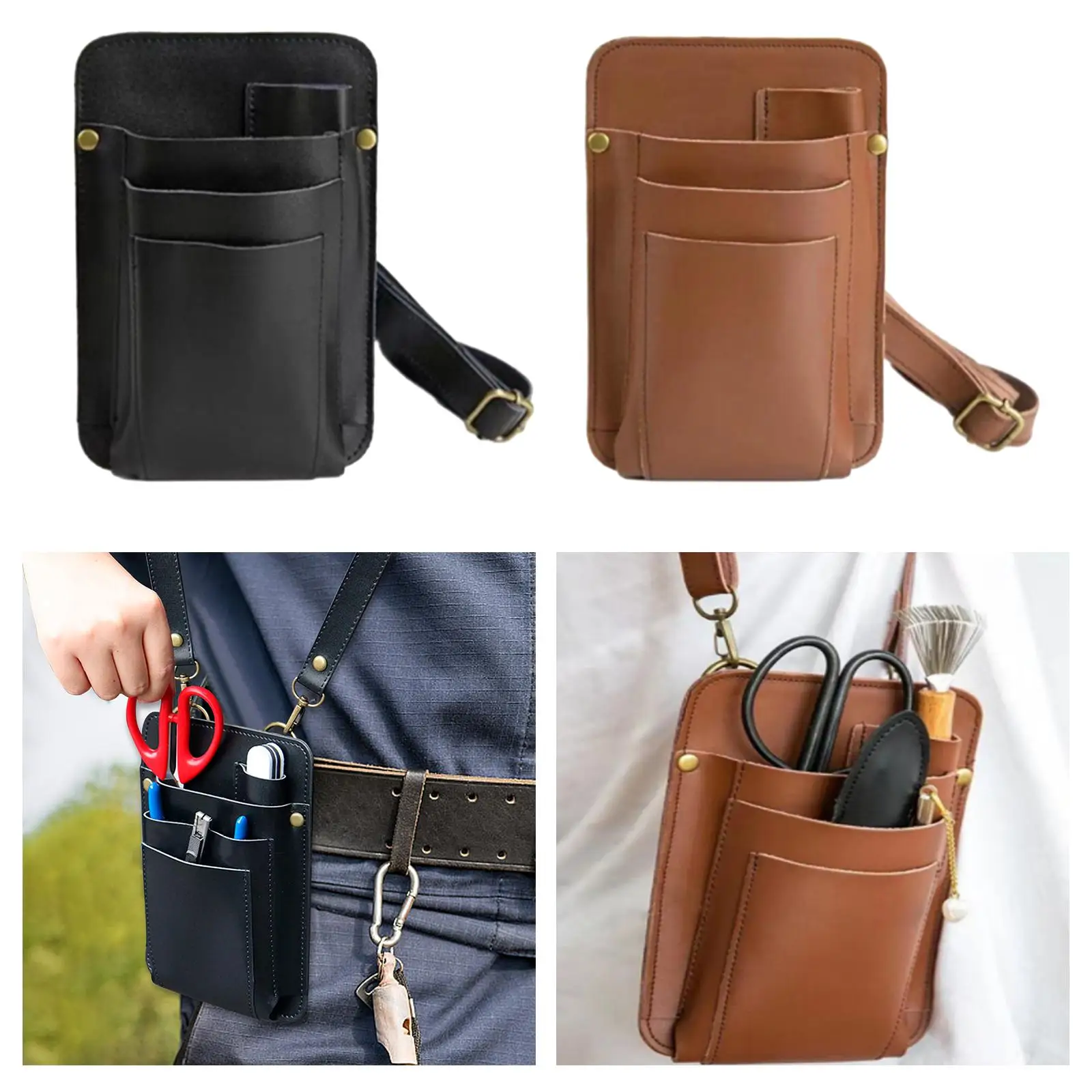 Hairdressing Tools Waist Belt Bag Hair Cutting Tools Holder Bag Professional