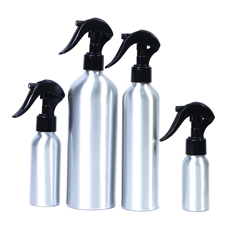 Spray Bottle 1pc Aluminum Bottle Empty Spray Bottles Pump Sprayer Fine Mist Spray Refillable Bottles Water Bottle Sprinkler 50-500ML