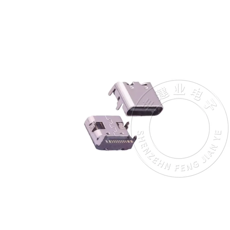 KH-TYPE-C-6P/16P/16P-T Type-C female USB connector horizontal patch 100PCS
