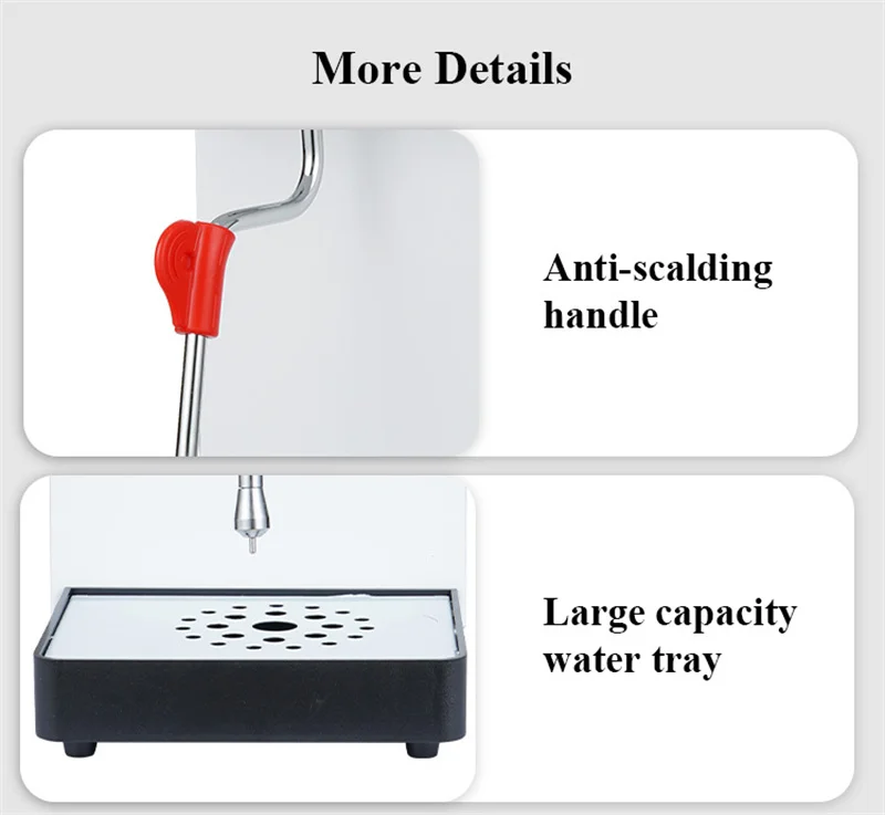 Commercial Single Nozzle Milk Steam DIY Drinks Milk Steam Foam Bubbling Machine Milk Frother for Sale 5