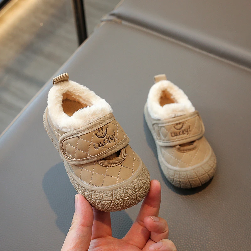 Soft Korean Style Plush Casual Shoes for Kids