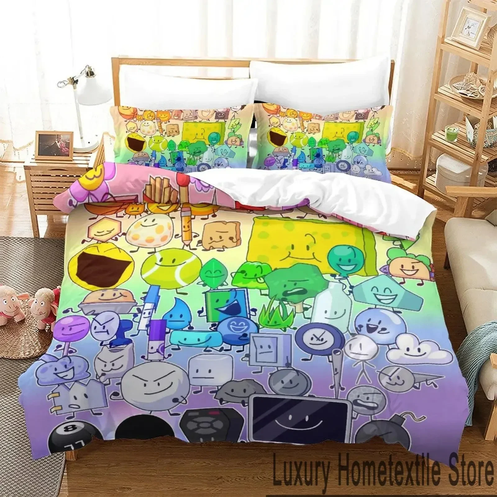 3D Print Cartoon Jacknjellify Bedding Set Boys Girls Twin Queen King Size Duvet Cover Pillowcase Bed boys Adult 2