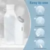 Electric Portable Travel Bidet Rechargeable Personal Bidet Sprayer Handheld Butt Shower for Women Men Hygiene Cleaning, Postp 5