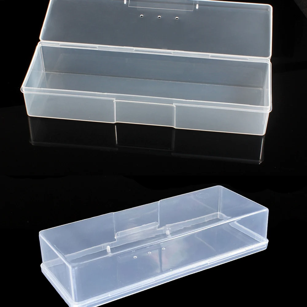 Acrylic Nail Drill Bits Storage Box Holder Mill Cutter Easy Sorting Out Nail Files Buffer Container Display Nail Cutters Tools 3