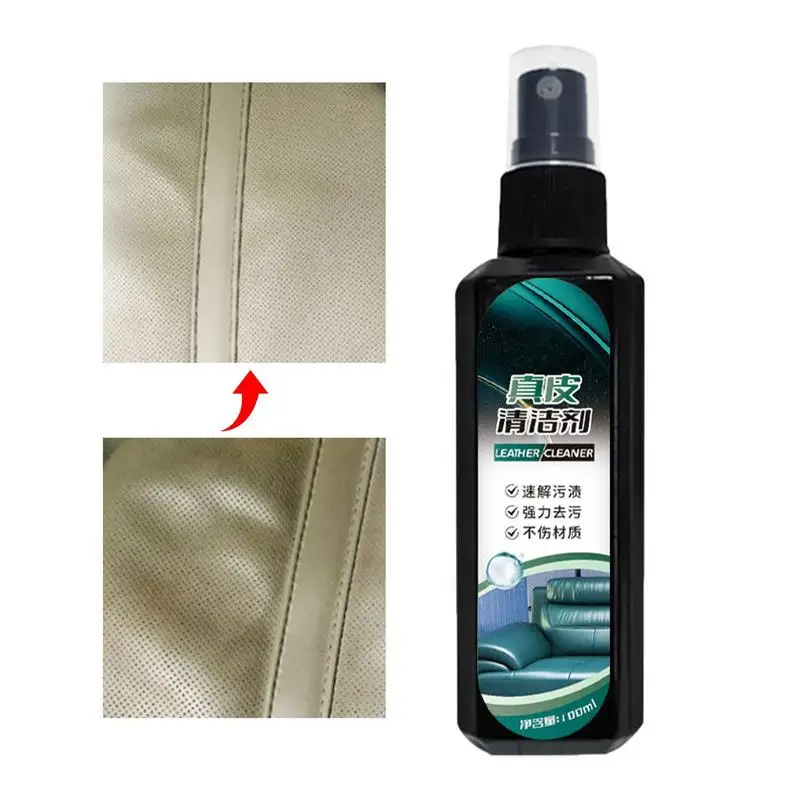 

Leather Care Set 100ml Cleaner And Protection For Car Leather Seat Portable Leather Conditioning Cream For Car Interior