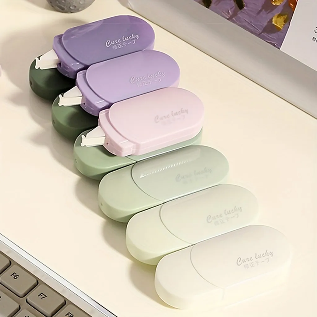 6pcs/set Correction Tape Cute Portable and Compact Belt With Affordable Set Stationery Back to School Office Supplies