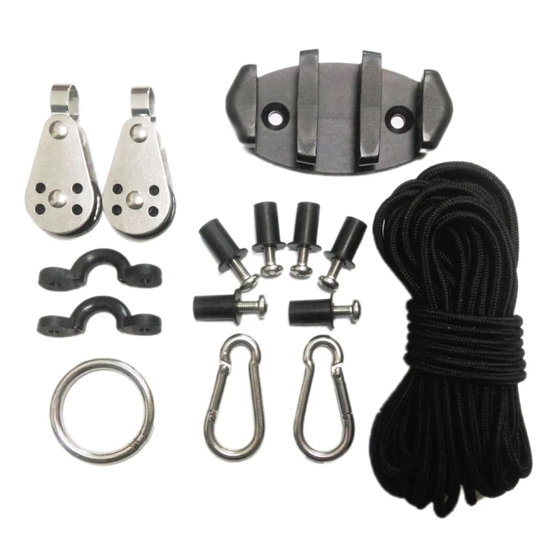 

21pcs/set 9M Kayak Anchor Car Stabilization set System Tether Tether Nylon