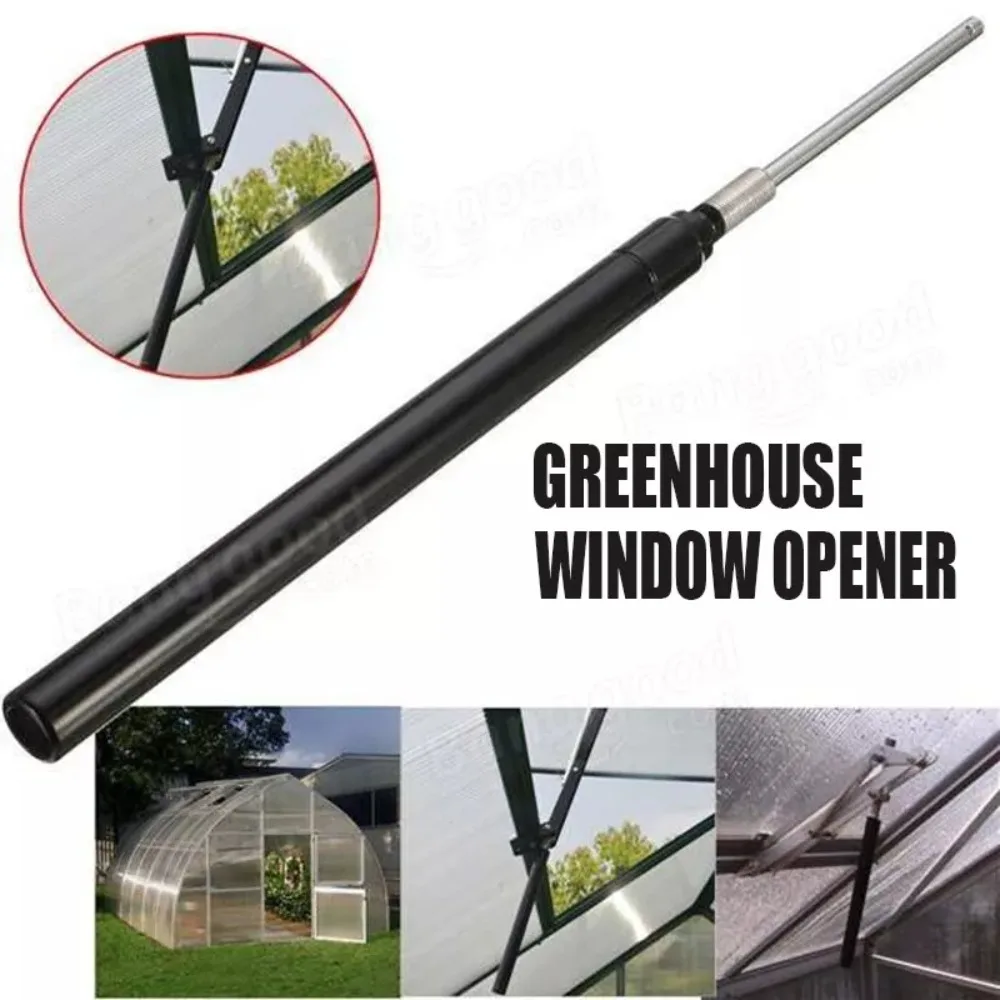 

Black Window Opener New Ventilation Cylinder Greenhouse Window Opener Iron Window Accessories Automatic Window Opener
