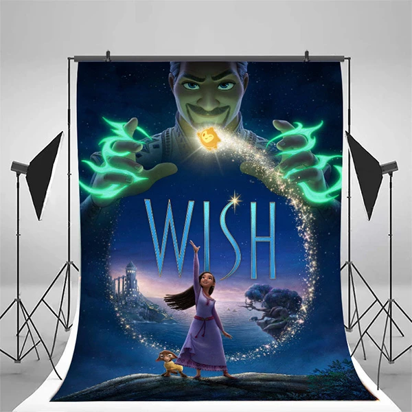 Ensemble de ballons Disney Wish Asha, vaisselle britannique