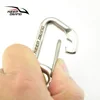 1Pcs 316 Stainless Steel Single Hook With Luminous Rope Underwater Scuba Diving for Cave Diving BCD Accessories 60MMSpring Hook 6