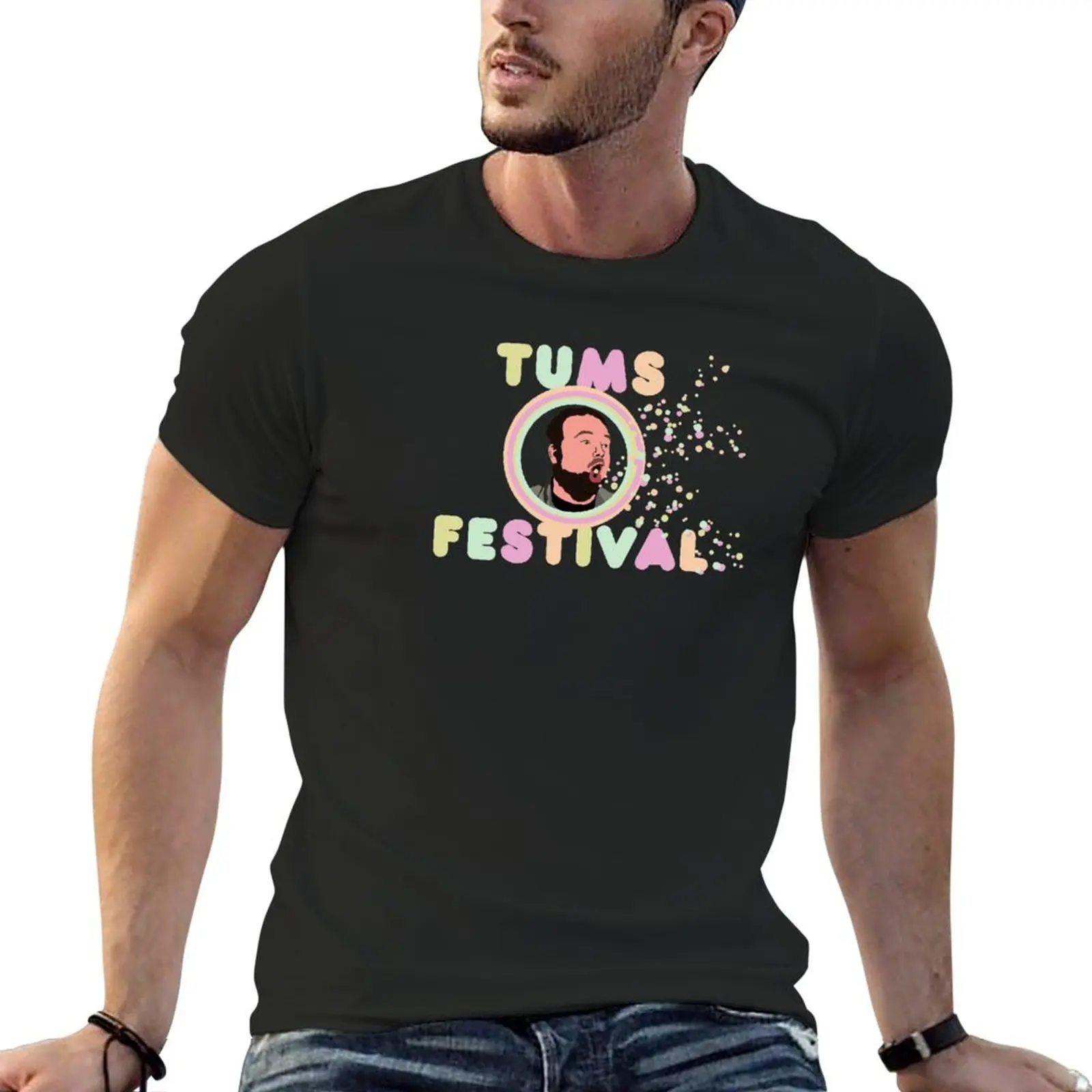 New Tums Festival T-Shirt Camicetta Magliette Personalizzate Abbigliamento Da Uomo
