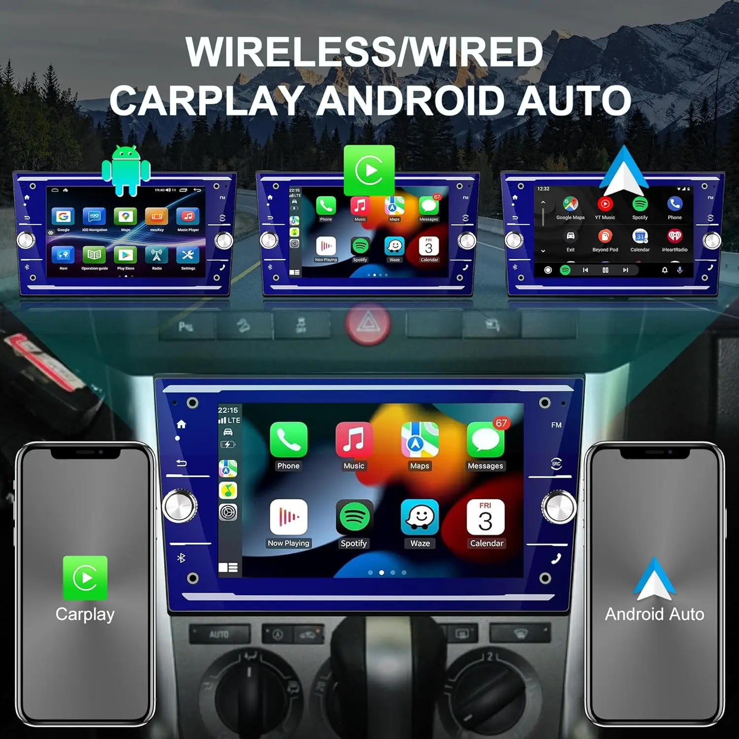 Android 13 Radio for Opel Astra Corsa Zafira Vivara, 7-inch touchscreen car radi