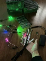 LED controller for LED flying kites with more than 120 flashing way 1