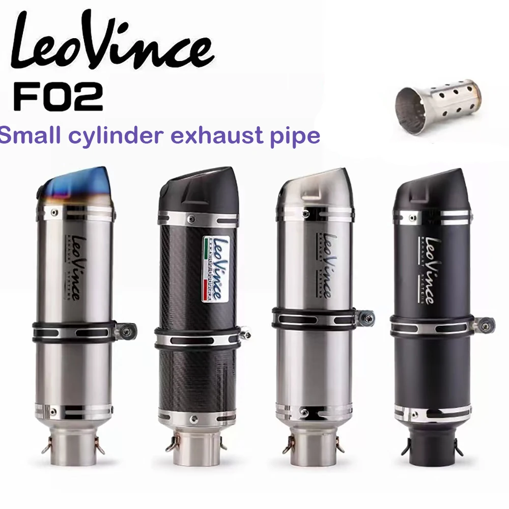 Motorcycle Exhaust Muffler Pipe 51mm LeoVince Escape Moto With DB Killer for Z1000 Z900 GSR600 FZ6N R1 R6 R3
