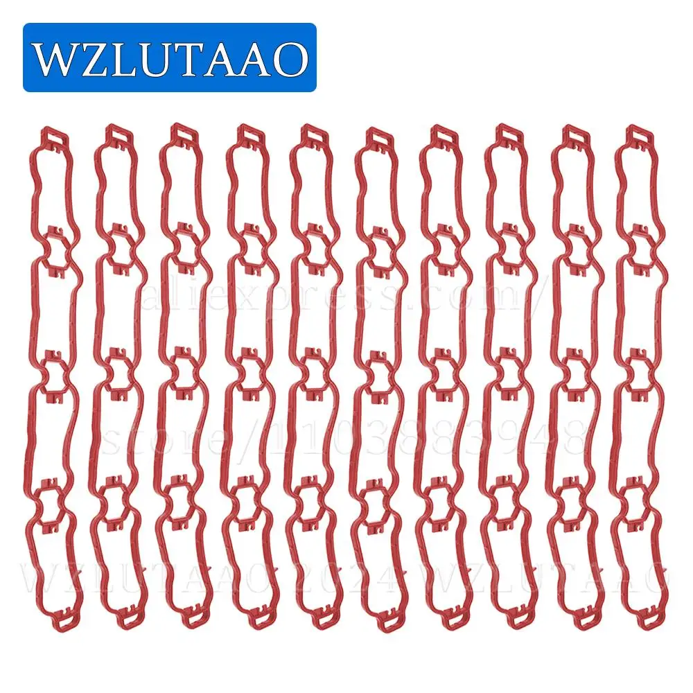 10 PCS Intake Manifold Gasket 06K129717A 06K129717C 06L133201FR 06L133201EN For Audi A3 A4 A5 A6 A7 A8 Q3 Q7 Q8 TT EA888 MK3