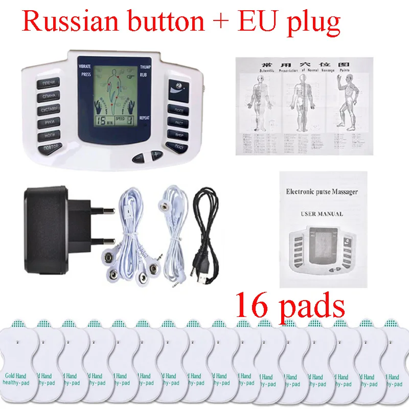 cold laser for neck pain relief devices neck relaxing massager arthritis rehabilitation physical therapy equipment Russian Version Health Care Full Body Neck Massager Back Foot Muscle Pain Relief Therapy Slimming Massage Relaxing Tens 16 P