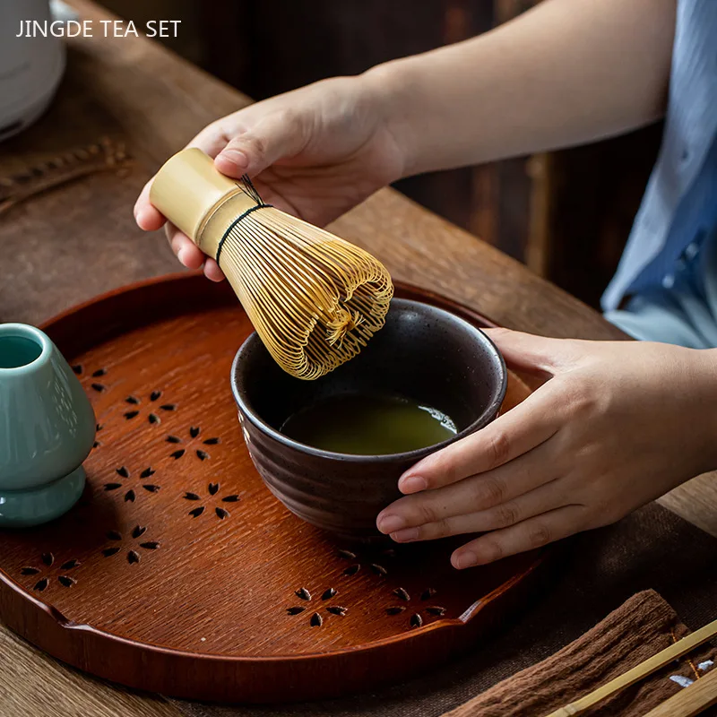 1pc Japanese Tea Set Accessories Tea Whisk Matcha Green Tea Blending Brush  Bamboo Utility Brush Kitchen Tool Matcha Tea - AliExpress