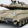 US Stock 1/16 Scale Henglong RC Tank  IDF Merkava Infrared Battle Military 3958 Remote Control Plastic Barrel Recoil Toys 5
