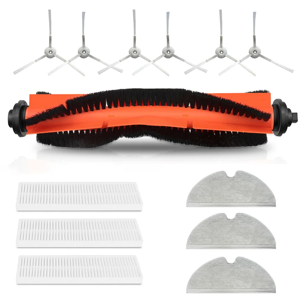 Roller Brush Side Brush Filter Mop Cloth For Xiaomi V3 Max V-RVCLM27B Robot Vacuum Cleaner Main Brush Rag Pad Sweeper Part 4