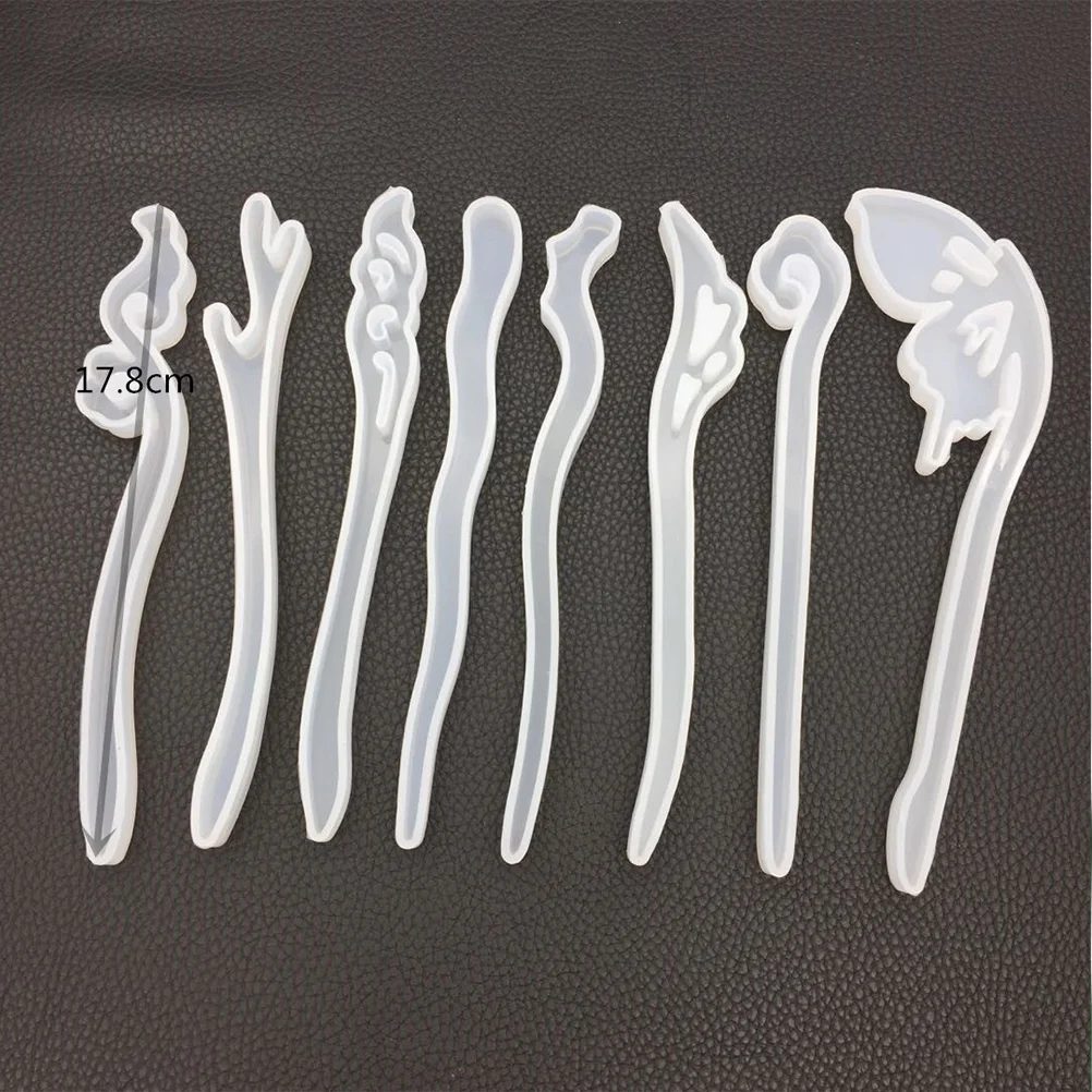 

8 Pcs Necklace Pendant Bun Mold DIY Jewelry Epoxy Casting Molds Resin Crafts Making