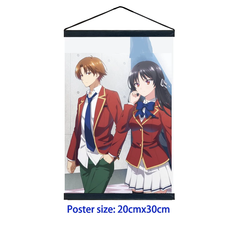  Anime Classroom of The Elite Horikita Suzune Ayanokoji Kiyotaka  Poster Canvas Wall Art Posters Gifts Painting 24x36inch(60x90cm): Posters &  Prints