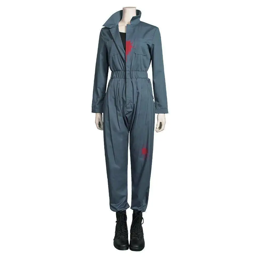 Halloween 4 Michael Myers Black Jumpsuit Cosplay Costume