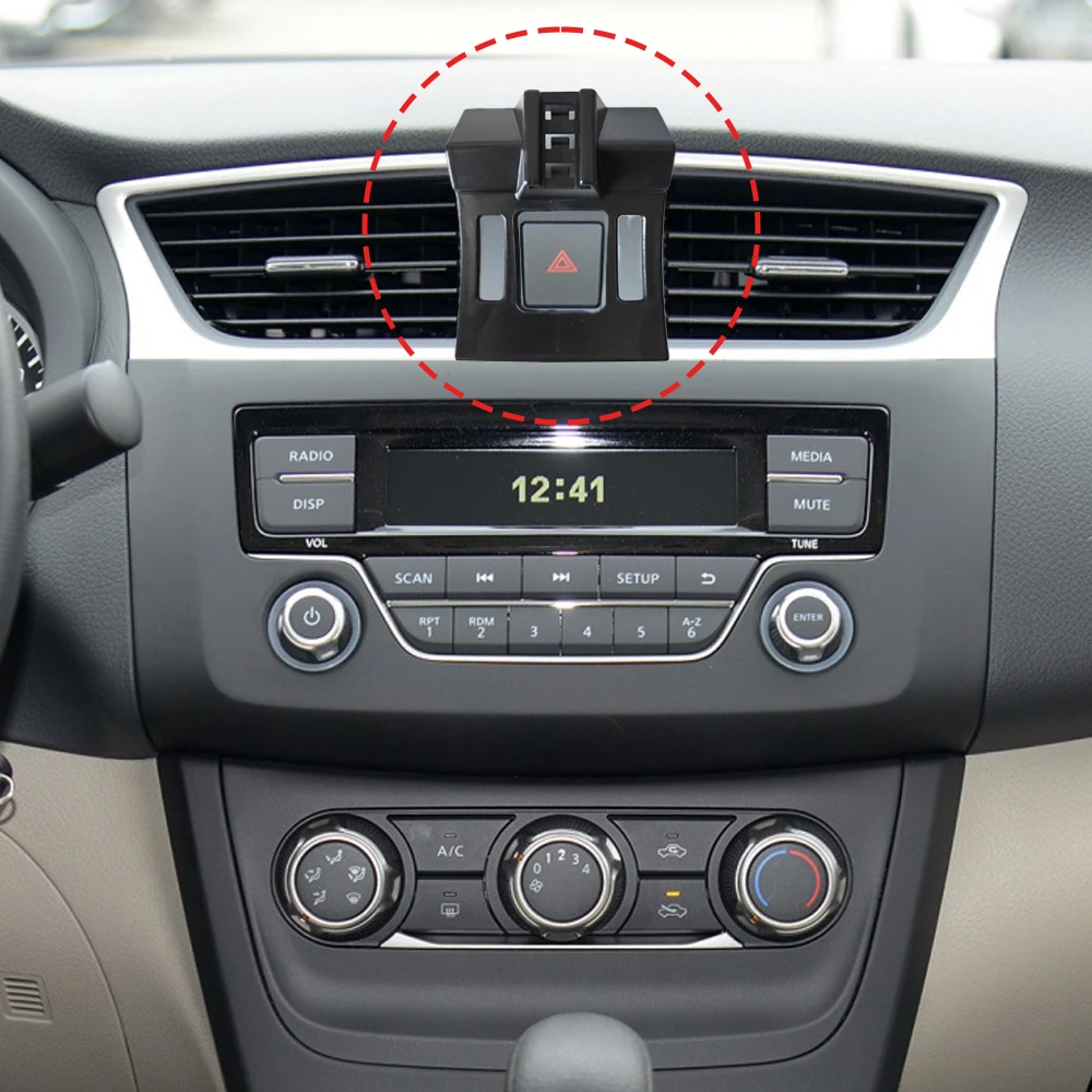 

Car Phone Holder For Nissan Sylphy 2012 2013 2014 2015 2016 2017 2018 2019 Fixed Bracket Base Special Gravity Car Phone Mounts