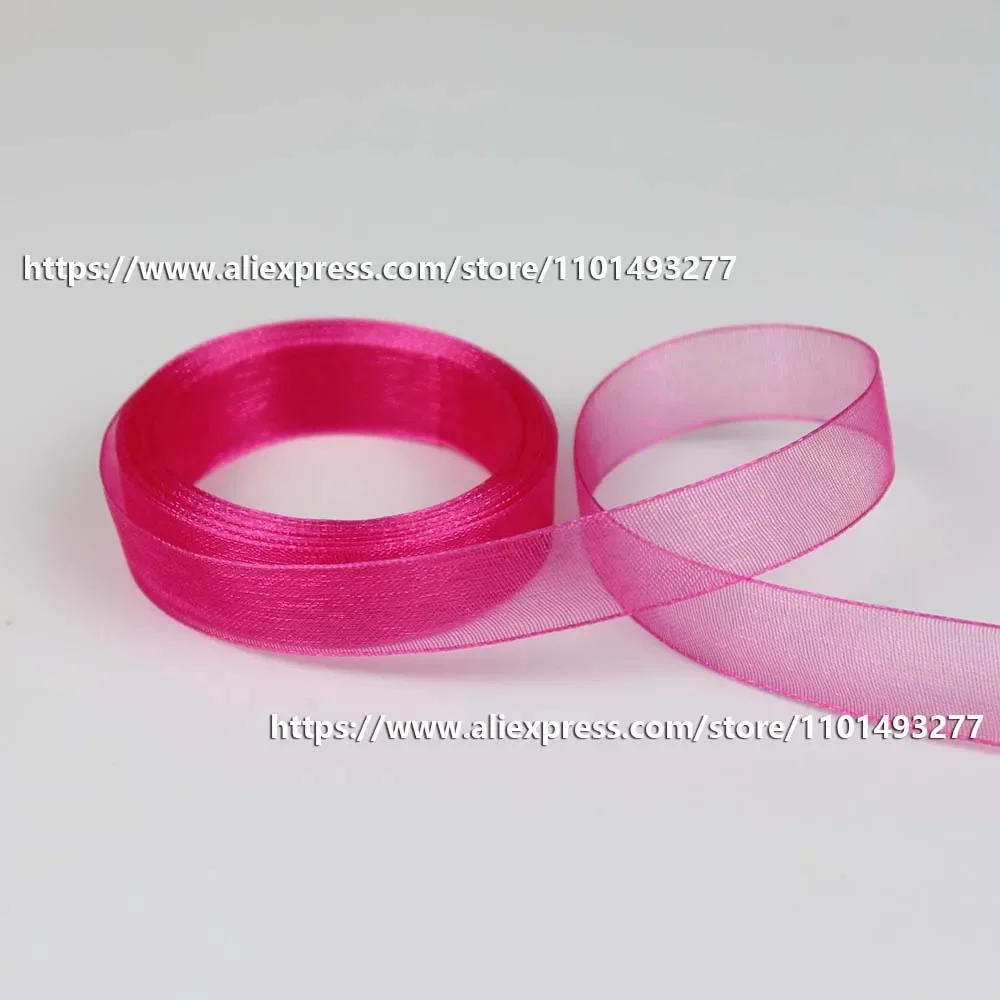 5 Yards Organza Ribbon for Gift Wrapping and Crafting