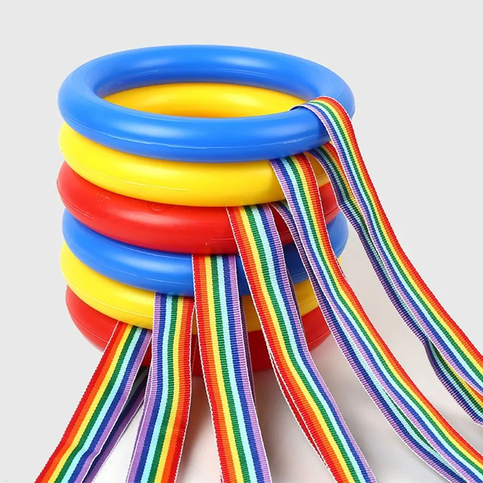 Corda Da Passeggio Per Scuola Materna – 12 Pezzi Con Guinzagli E Manici In Plastica, Anti-smarrimento Per Uscite Di Gruppo