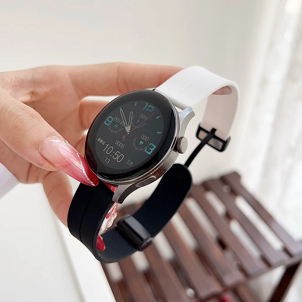 Adjustable Silicone Loop Strap - Premium Watchband Accessory