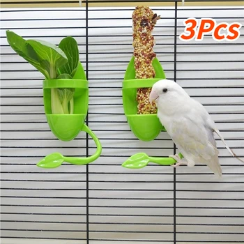 Soporte para cutículas de aves, jaula para alimentación de aves, frutas y verduras, soporte para cutículas para loros, periquitos, cacatúas 1