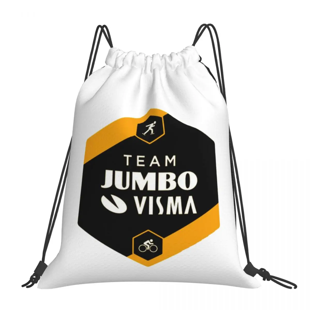 

Team Jumbo Visma Pro Cycling Uci World Tour Backpacks Fashion Portable Drawstring Bags Storage Bag BookBag For Man Woman School