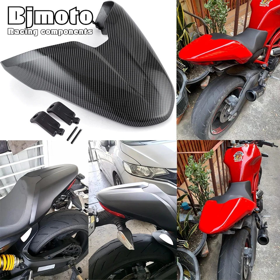 カーボンファイバーカラーリアテールシートピリオンフェアリングため