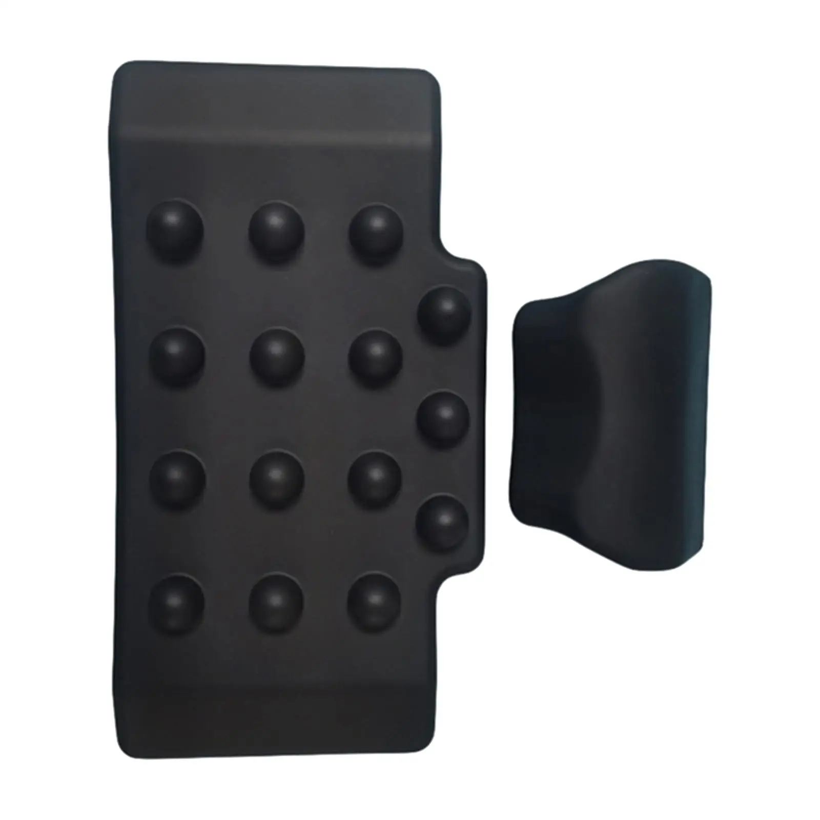 

Подушка для спины мотоцикла, подушка для спинки пассажира с массажными шипами, гладкая и легкая установка, мягкая и износостойкая, стильная, Черная