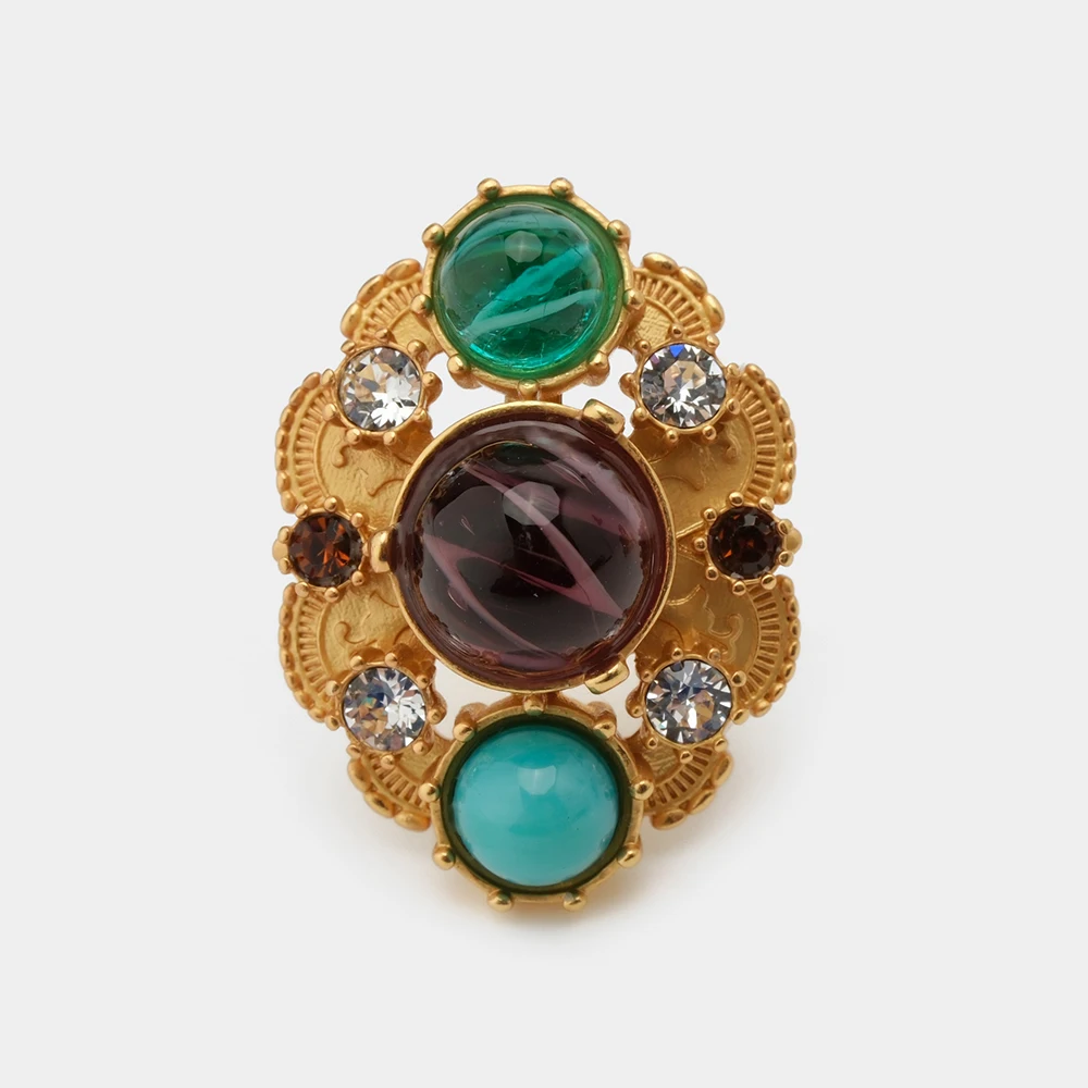 

Jewel By Joyful Design Byzantinesque Vintage JBJD Gem Adjustable Size Ring