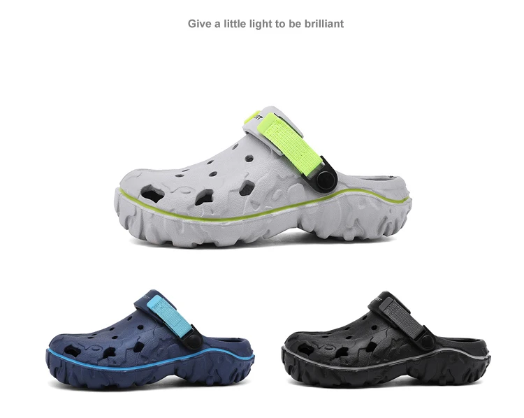 Men's EVA Clogs - Lightweight Beach & Work Sandals, Size 47_voghion.com