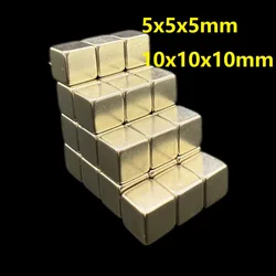 Compact Square Cube Magnets - Versatile Tiny Magnets (5x5x5mm 60pcs)