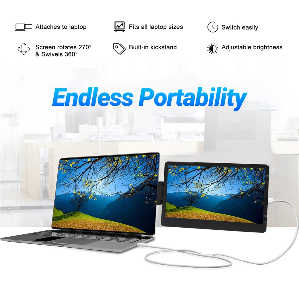 11.6inch Screen Extender Foldable Mobile Phone Expansion Display Screen