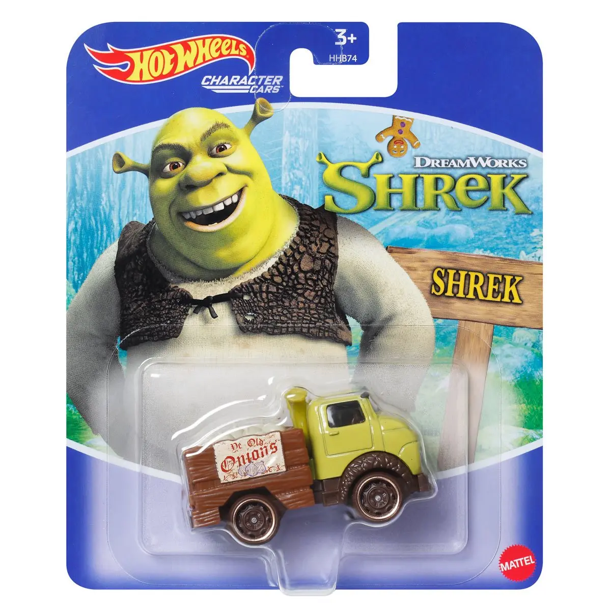 Hhb74ホットホイール1:64、dreamworks donkey、ステーキpuss